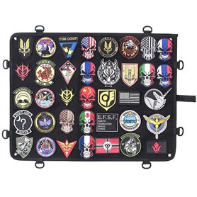 HOMURY Panneau de Brassage Tactique Militaire Planche du Support De Patch Pliable avec Crochet et Boucle