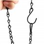 6 Ensembles 50 cm Chaîne de Suspension, Chaîne en Métal de Suspension Plante Panier Pot de Fleurs, Porte Plantes Intérieur Ou Ex
