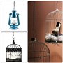 6 Ensembles 50 cm Chaîne de Suspension, Chaîne en Métal de Suspension Plante Panier Pot de Fleurs, Porte Plantes Intérieur Ou Ex