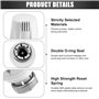 Robinet Thermostatique Radiateur Thermostat Tête: BYZESTY 6 Pièces Tête Thermostatique Radiateur, Thermostat Radiateur, Robinet 