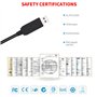 MEROM Câble d'alimentation USB 15 V compatible avec les rasoirs Philips HQ8505 9000 7000 5000 3000 Series Multigroom Pro All-in-