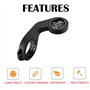 Support de Vélo Compatible avec Garmin Edge - GPS Guidon pour 200 520 800 820 910XT 1000 - Diamètre 25,4 mm 31,8 mm - Accessoire