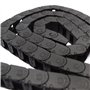 Chaîne Porte-Câbles en Nylon, Chaîne de Trainage en Nylon Noir, Chaine Plasique Chaîne de Dragonne, Postuler à Câble Transporteu
