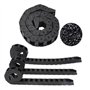 Chaîne Porte-Câbles en Nylon, Chaîne de Trainage en Nylon Noir, Chaine Plasique Chaîne de Dragonne, Postuler à Câble Transporteu