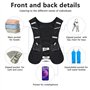 Gilet Hydratation Running avec 2 Soft Flask 500 ML, Réfléchissant Gilet d'hydratation de Course à Pied pour Femmes et Hommes, Sa