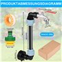 Gtuzkheu Adaptateur de Réservoir IBC Robinet Cuve