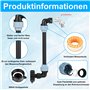IBC Robinet à col de Cygne,Gtuzkheu Adaptateur de Réservoir IBC Robinet Cuve,Raccord Cuve 1000 litres,Adaptateur IBC 3/4" pour R