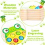 TNOMSNO Jouet Enfant 2 Ans, Jeu de Peche Magnetique, Jouets en Bois Jeu de Pêche, Jeux Montessori 2 Ans, Jouets Enfant en Bois J