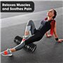 TNOMSNO Rouleau de Massage, Rouleau Massage Foam Roller, Rouleau Massage Dos pour Massage Profond des Muscles, 33 x 14cm