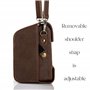 HelloHelio Sacoche Vintage pour Appareil Photo Polaroid Onestep+/Now+ Bluetooth Connected Instant Film Camera (étui Marron)