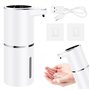 Distributeur de savon automatique 380 ml - Fixation murale - Avec capteur infrarouge - Fixation murale - Sans contact - Sans per