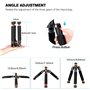 Koolehaoda Mini trépied avec 1/4 et 3/8" Vis Monter, Universel Monopode Base de Soutien Unipod Pieds de Soutien pour Caméras DSL