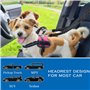 Réglable Double Ceintures de Sécurité pour Chien pour Voiture avec Absorption des Chocs pour Chien