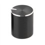 CENPEK Sourcingmap Lot de 10 boutons de potentiomètre en métal noir 6 mm Diamètre 10 mm Hauteur 15 mm
