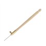 CENPEK Crochet à tambour avec 3 aiguilles (0,7 mm-1 mm-1,2 mm) - Kit d'outils de crochet en bois interchangeables pour broderie 