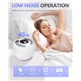 Appareil de nettoyage à ultrasons 45 000 Hz avec nettoyeur de prothèses dentaires UV, 4 modes, minuterie numérique, pod de netto