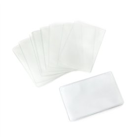 SimpleLife Protecteurs de Carte en Plastique Transparent Doux de 20 pièces