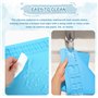 YARVPUV Tapis de Peinture en Silicone pour Enfants 51x41cm Tapis Peinture Silicone avec Compartiments de Peinture, Gobelet Facil