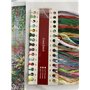Benway Kit de broderie au point de croix compté Motif arbre en fleurs 14 points/cm² 36 x 36 cm