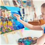 Pack de 5 toile 30x40, set de toiles en carton 3 mm. Toile peinture lisse, idéale pour pros et débutants. Parfaite comme toile a
