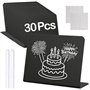 30 Mini Ardoises – Étiquettes Ardoise Prix 100x75mm en Forme de L