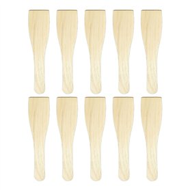 Lot de 10 Spatules en Bois pour Planche à Fromage