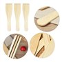 Lot de 10 Spatules en Bois pour Planche à Fromage, Raclette, Moule à Pâtisserie Électrique et Rôtisserie - Ustensiles de Cuisine