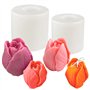 Tuxuzal Lot de 2 moules en silicone pour bougies
