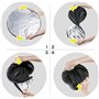 Lot de 2 5-en-1 Photographie Diffuseur，Panneau Réflecteur Photo Pliable，pour L'Éclairage Photo en Studio Ou Extérieur.