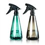 Invool Lot de 2 flacons pulvérisateurs vides de 500 ml avec tête de pulvérisation réglable
