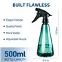 Invool Lot de 2 flacons pulvérisateurs vides de 500 ml avec tête de pulvérisation réglable, flacons pulvérisateurs rechargeables