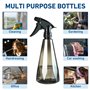 Invool Lot de 2 flacons pulvérisateurs vides de 500 ml avec tête de pulvérisation réglable, flacons pulvérisateurs rechargeables
