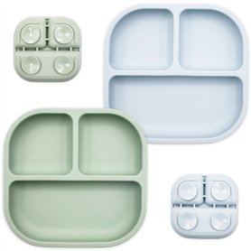 Lookka Lot de 2pièces Assiette Ventouse Pour Bébé