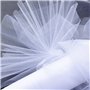 (26M *29CM) Rouleau Ruban Organza Tulle Bobine Tulle Blanche Pour Jupe de Mariée Chemin de Table Décoration Mariage Fête Anniver