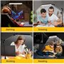 OTUS Lampe de Bureau avec Chargeur Sans Fil, Lampe de Table D'architecte LED Puissante avec 3 Températures de Couleur, Dimmable 