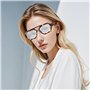 HDGSAFD Pack De 2 Lunettes De Soleil Imprimé Léopard, Lunettes De Soleil Rétro, Lunettes De Mode Personnalisées, Lunettes Irrégu