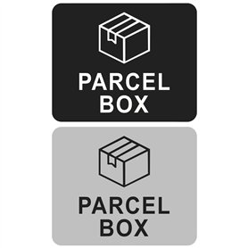 Lot De 2 Panneaux De Décoration En Acrylique Pour Boîte À Colis