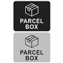 Lot De 2 Panneaux De Décoration En Acrylique Pour Boîte À Colis