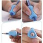 Correcteur De Poignée De Stylo D'Écriture 20 Pièces, Couvercle De Poignée De Stylo En Silicone Souple, Outil De Correction De Po