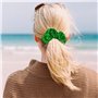 3 Pièces Élastiques À Cheveux Verts, Élastiques À Cheveux Rétro, Élastiques À Cheveux Brillants, Accessoires Pour Cheveux De Mod