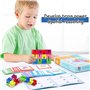 GTYHH Jouet De Bloc De Construction De 5 Pièces, Jouet De Puzzle Multicolore, Jouet Fidget, Jouet Anti-Stress pour Adultes, Joue