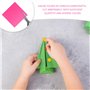 CHROMACRAFT 200 Pièces De Papier Carré Coloré, Origami Fait À La Main, Jouets Origami Créatifs pour Enfants, Matériel De Bricola