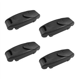 4 Pièces Boucle De Ceinture De Sécurité De Voiture Noire