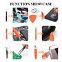4 Pièces Boucle De Ceinture De Sécurité De Voiture Noire