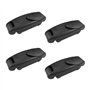 4 Pièces Boucle De Ceinture De Sécurité De Voiture Noire