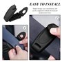4 Pièces Boucle De Ceinture De Sécurité De Voiture Noire, Boucle De Poitrine De Siège Réglable, Remplacement Multifonctionnel, C