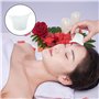 4 Morceaux De Tasse De Lavage Pour Les Yeux En Silicone Blanc, 8 Ml Avec Échelle, Doux Et Confortable, Accessoires De Douche De 