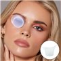 4 Morceaux De Tasse De Lavage Pour Les Yeux En Silicone Blanc, 8 Ml Avec Échelle, Doux Et Confortable, Accessoires De Douche De 