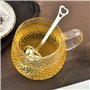 6 Morceaux De Cuillère De Filtre À Thé en Forme De Cœur, Filtre À Thé Créatif, Outils De Brassage À Thé en Acier Inoxydable, Ust