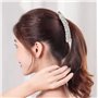 4 Pièces Pinces À Cheveux Tendance Pour Femmes, Pinces À Cheveux En Perles De Strass, Pinces Banane À Paillettes, Accessoires De
